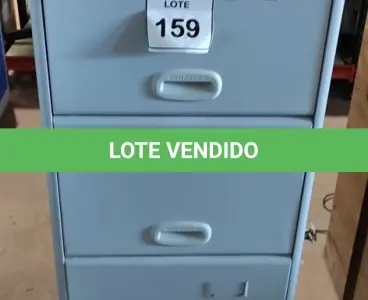 LOTE 159 - 01 ARQUIVO DE AÇO COM 04 GAVETAS. (NO ESTADO) ATENÇÃO! FAZER A VISITAÇÃO ANTES DE ARREMATAR, NÃO SABEMOS SE FUNCIONA, LEILÃO NÃO TEM GARANTIA E NEM DEVOLUÇÃO, SUJEITO A POSSÍVEIS AVARIAS VISÍVEIS/OCULTAS E/OU AUSÊNCIA DE COMPONENTES.