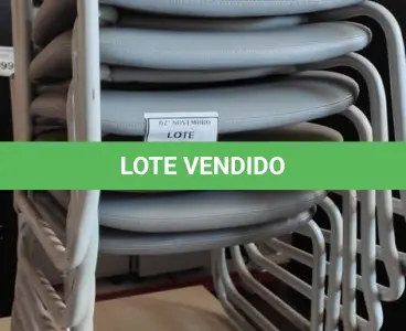 LOTE 188 - 07 CADEIRAS COM PÉS FIXOS. (NO ESTADO) ATENÇÃO! FAZER A VISITAÇÃO ANTES DE ARREMATAR, NÃO SABEMOS SE FUNCIONA, LEILÃO NÃO TEM GARANTIA E NEM DEVOLUÇÃO, SUJEITO A POSSÍVEIS AVARIAS VISÍVEIS/OCULTAS E/OU AUSÊNCIA DE COMPONENTES.