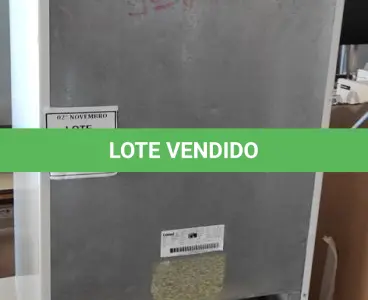 LOTE 198 - 01 FRIGOBAR 220V MARCA CONSUL. (NO ESTADO) ATENÇÃO! FAZER A VISITAÇÃO ANTES DE ARREMATAR, NÃO SABEMOS SE FUNCIONA, LEILÃO NÃO TEM GARANTIA E NEM DEVOLUÇÃO, SUJEITO A POSSÍVEIS AVARIAS VISÍVEIS/OCULTAS E/OU AUSÊNCIA DE COMPONENTES.