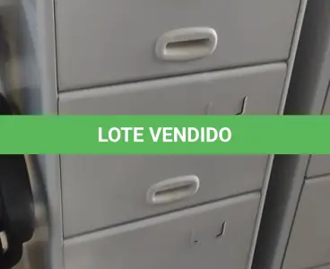 LOTE 267 - 01 ARQUIVO DE AÇO COM 04 GAVETAS. (NO ESTADO) ATENÇÃO! FAZER A VISITAÇÃO ANTES DE ARREMATAR, NÃO SABEMOS SE FUNCIONA, LEILÃO NÃO TEM GARANTIA E NEM DEVOLUÇÃO, SUJEITO A POSSÍVEIS AVARIAS VISÍVEIS/OCULTAS E/OU AUSÊNCIA DE COMPONENTES.