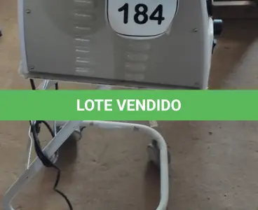 LOTE 184 - 01 ASPIRADOR CIRÚRGICO MARCA NEVONI. (NO ESTADO) ATENÇÃO! FAZER A VISITAÇÃO ANTES DE ARREMATAR, NÃO SABEMOS SE FUNCIONA, LEILÃO NÃO TEM GARANTIA E NEM DEVOLUÇÃO, SUJEITO A POSSÍVEIS AVARIAS VISÍVEIS/OCULTAS E/OU AUSÊNCIA DE COMPONENTES.