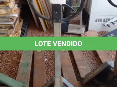 LOTE 371 - 01 PALETEIRA. (NO ESTADO) ATENÇÃO! FAZER A VISITAÇÃO ANTES DE ARREMATAR, NÃO SABEMOS SE FUNCIONA, LEILÃO NÃO TEM GARANTIA E NEM DEVOLUÇÃO, SUJEITO A POSSÍVEIS AVARIAS VISÍVEIS/OCULTAS E/OU AUSÊNCIA DE COMPONENTES.