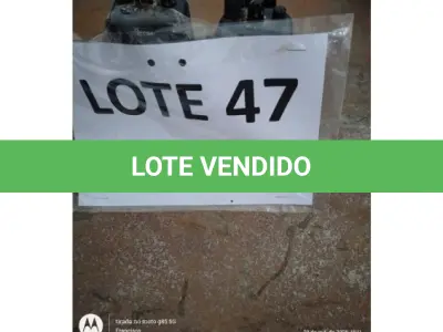 LOTE 047 - RÁDIO TRANSCEPTOR PORTÁTIL FAIXA DE OPERAÇÃO 146-174, MH/ POTÊNCIA DE 05 WATTS COM 16 CANAIS PROGRAMÁVEIS - IC F14 VHF – FM; (NO ESTADO DE CONSERVAÇÃO QUE SE ENCONTRAM)