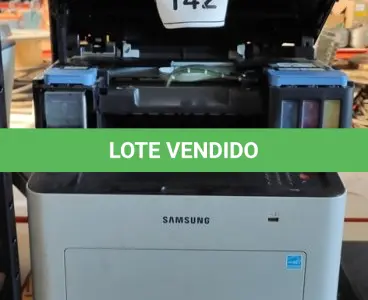 LOTE 142 - 01 IMPRESSORA MODELO G311 MARCA CANON E 01 IMPRESSORA MODELO CLP-6800ND MARCA SAMSUNG. (NO ESTADO) ATENÇÃO! FAZER A VISITAÇÃO ANTES DE ARREMATAR, NÃO SABEMOS SE FUNCIONA, LEILÃO NÃO TEM GARANTIA E NEM DEVOLUÇÃO, SUJEITO A POSSÍVEIS AVARIAS VISÍVEIS/OCULTAS E/OU AUSÊNCIA DE COMPONENTES.