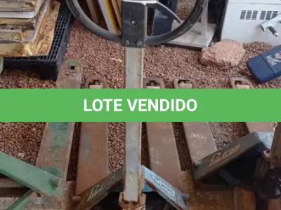 LOTE 371 - 01 PALETEIRA. (NO ESTADO) ATENÇÃO! FAZER A VISITAÇÃO ANTES DE ARREMATAR, NÃO SABEMOS SE FUNCIONA, LEILÃO NÃO TEM GARANTIA E NEM DEVOLUÇÃO, SUJEITO A POSSÍVEIS AVARIAS VISÍVEIS/OCULTAS E/OU AUSÊNCIA DE COMPONENTES.