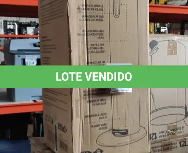 LOTE 168 - 03 LIXEIRAS INOX SEM TAMPA E 01 DISPENSE PARA ÁLCOOL EM GEL COM PEDAL. (NO ESTADO) ATENÇÃO! FAZER A VISITAÇÃO ANTES DE ARREMATAR, NÃO SABEMOS SE FUNCIONA, LEILÃO NÃO TEM GARANTIA E NEM DEVOLUÇÃO, SUJEITO A POSSÍVEIS AVARIAS VISÍVEIS/OCULTAS E/OU AUSÊNCIA DE COMPONENTES.