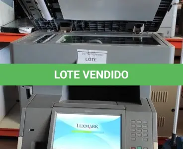 LOTE 176 - 01 IMPRESSORA MULTIFUNCIONAL MODELO X656DE MARCA LEXMARK. (NO ESTADO) ATENÇÃO! FAZER A VISITAÇÃO ANTES DE ARREMATAR, NÃO SABEMOS SE FUNCIONA, LEILÃO NÃO TEM GARANTIA E NEM DEVOLUÇÃO, SUJEITO A POSSÍVEIS AVARIAS VISÍVEIS/OCULTAS E/OU AUSÊNCIA DE COMPONENTES.