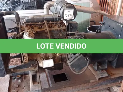 LOTE 374 - 01 GERADOR COM PÊTENCIA DE 55 KVA MARCA HEIMER. (NO ESTADO) ATENÇÃO! FAZER A VISITAÇÃO ANTES DE ARREMATAR, NÃO SABEMOS SE FUNCIONA, LEILÃO NÃO TEM GARANTIA E NEM DEVOLUÇÃO, SUJEITO A POSSÍVEIS AVARIAS VISÍVEIS/OCULTAS E/OU AUSÊNCIA DE COMPONENTES.