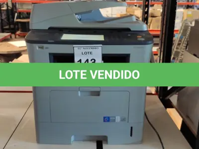 LOTE 143 - 01 IMPRESSORA MULTIFUNCIONAL MODELO SCX-5835NX MARCA SAMSUNG. (NO ESTADO) ATENÇÃO! FAZER A VISITAÇÃO ANTES DE ARREMATAR, NÃO SABEMOS SE FUNCIONA, LEILÃO NÃO TEM GARANTIA E NEM DEVOLUÇÃO, SUJEITO A POSSÍVEIS AVARIAS VISÍVEIS/OCULTAS E/OU AUSÊNCIA DE COMPONENTES.
