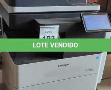 LOTE 193 - 01 IMPRESSORA MULTIFUNCIONAL MODELO M5360RX MARCA SAMSUNG. (NO ESTADO) ATENÇÃO! FAZER A VISITAÇÃO ANTES DE ARREMATAR, NÃO SABEMOS SE FUNCIONA, LEILÃO NÃO TEM GARANTIA E NEM DEVOLUÇÃO, SUJEITO A POSSÍVEIS AVARIAS VISÍVEIS/OCULTAS E/OU AUSÊNCIA DE COMPONENTES.