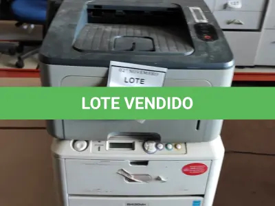 LOTE 171 - 04 IMPRESSORAS DE MARCAS E MODELOS DIVERSOS. (NO ESTADO) ATENÇÃO! FAZER A VISITAÇÃO ANTES DE ARREMATAR, NÃO SABEMOS SE FUNCIONA, LEILÃO NÃO TEM GARANTIA E NEM DEVOLUÇÃO, SUJEITO A POSSÍVEIS AVARIAS VISÍVEIS/OCULTAS E/OU AUSÊNCIA DE COMPONENTES.