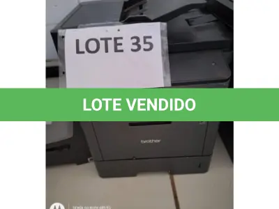 LOTE 035 - 01 IMPRESSORA MULTIFUNCIONAL, LASER, MARCA BROTHER, MODELO DCP 550DN; (NO ESTADO DE CONSERVAÇÃO QUE SE ENCONTRAM)