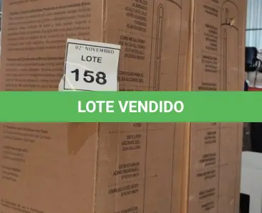 LOTE 158 - 02 DISPENSES PARA ÁLCOOL EM GEL COM PEDAL. (NO ESTADO) ATENÇÃO! FAZER A VISITAÇÃO ANTES DE ARREMATAR, NÃO SABEMOS SE FUNCIONA, LEILÃO NÃO TEM GARANTIA E NEM DEVOLUÇÃO, SUJEITO A POSSÍVEIS AVARIAS VISÍVEIS/OCULTAS E/OU AUSÊNCIA DE COMPONENTES.