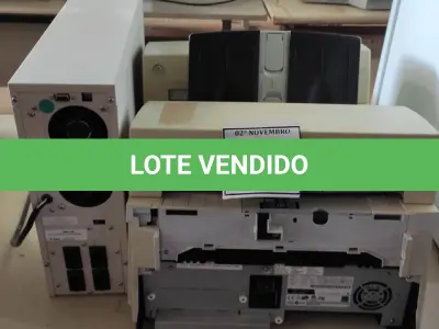 LOTE 174 - 02 SCANNERS DE DOCUMENTOS MARCA FUJITSU E 01 NOBREAK MARCA LACERDA. (NO ESTADO) ATENÇÃO! FAZER A VISITAÇÃO ANTES DE ARREMATAR, NÃO SABEMOS SE FUNCIONA, LEILÃO NÃO TEM GARANTIA E NEM DEVOLUÇÃO, SUJEITO A POSSÍVEIS AVARIAS VISÍVEIS/OCULTAS E/OU AUSÊNCIA DE COMPONENTES.