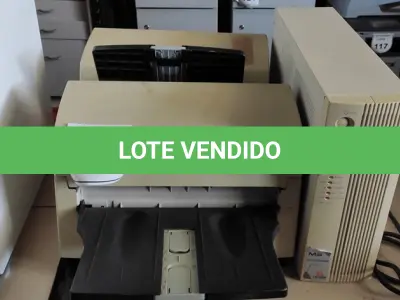 LOTE 174 - 02 SCANNERS DE DOCUMENTOS MARCA FUJITSU E 01 NOBREAK MARCA LACERDA. (NO ESTADO) ATENÇÃO! FAZER A VISITAÇÃO ANTES DE ARREMATAR, NÃO SABEMOS SE FUNCIONA, LEILÃO NÃO TEM GARANTIA E NEM DEVOLUÇÃO, SUJEITO A POSSÍVEIS AVARIAS VISÍVEIS/OCULTAS E/OU AUSÊNCIA DE COMPONENTES.