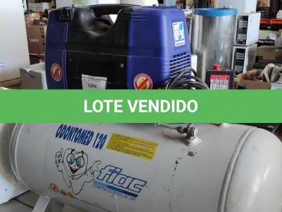 LOTE 241 - 01 COMPRESSOR DE AR ODONTOLÓGICO MARCA FIAC BIVOLT. (NO ESTADO) ATENÇÃO! FAZER A VISITAÇÃO ANTES DE ARREMATAR, NÃO SABEMOS SE FUNCIONA, LEILÃO NÃO TEM GARANTIA E NEM DEVOLUÇÃO, SUJEITO A POSSÍVEIS AVARIAS VISÍVEIS/OCULTAS E/OU AUSÊNCIA DE COMPONENTES.