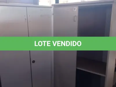 LOTE 365 - 02 ARMÁRIOS ALTOS PARA ESCRITÓRIO COM AVARIAS. (NO ESTADO) ATENÇÃO! FAZER A VISITAÇÃO ANTES DE ARREMATAR, NÃO SABEMOS SE FUNCIONA, LEILÃO NÃO TEM GARANTIA E NEM DEVOLUÇÃO, SUJEITO A POSSÍVEIS AVARIAS VISÍVEIS/OCULTAS E/OU AUSÊNCIA DE COMPONENTES.