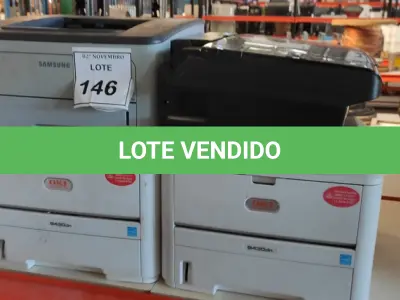 LOTE 146 - 04 IMPRESSORAS DE MARCAS E MODELOS DIVERSOS. (NO ESTADO) ATENÇÃO! FAZER A VISITAÇÃO ANTES DE ARREMATAR, NÃO SABEMOS SE FUNCIONA, LEILÃO NÃO TEM GARANTIA E NEM DEVOLUÇÃO, SUJEITO A POSSÍVEIS AVARIAS VISÍVEIS/OCULTAS E/OU AUSÊNCIA DE COMPONENTES.