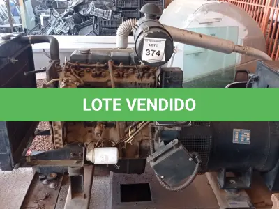 LOTE 374 - 01 GERADOR COM PÊTENCIA DE 55 KVA MARCA HEIMER. (NO ESTADO) ATENÇÃO! FAZER A VISITAÇÃO ANTES DE ARREMATAR, NÃO SABEMOS SE FUNCIONA, LEILÃO NÃO TEM GARANTIA E NEM DEVOLUÇÃO, SUJEITO A POSSÍVEIS AVARIAS VISÍVEIS/OCULTAS E/OU AUSÊNCIA DE COMPONENTES.