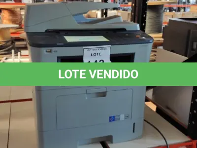 LOTE 143 - 01 IMPRESSORA MULTIFUNCIONAL MODELO SCX-5835NX MARCA SAMSUNG. (NO ESTADO) ATENÇÃO! FAZER A VISITAÇÃO ANTES DE ARREMATAR, NÃO SABEMOS SE FUNCIONA, LEILÃO NÃO TEM GARANTIA E NEM DEVOLUÇÃO, SUJEITO A POSSÍVEIS AVARIAS VISÍVEIS/OCULTAS E/OU AUSÊNCIA DE COMPONENTES.