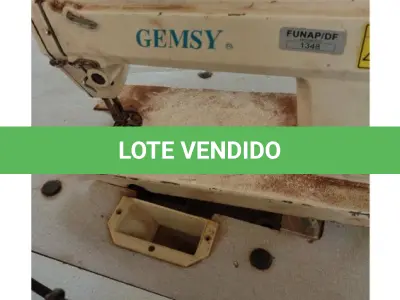 LOTE 070 - 03 MÁQUINAS DE COSTURA INDUSTRIAL, SENDO 02 TIPO OVERLOCK, SENDO 01 C/ MOTOR TRIFÁSICO 1/4, C/ 5000 RPM, 01 AGULHA. LUBRIFICAÇÃO AUTOMÁTICA, C/ MESA MOD. 737.MARCA GENSY, OUTRA OVERLOK 7500 RPM COM MESA DE APOIO MEDINDO APROX. 110 cm x 50 cm x 0,5 cm E 01 RETA INDUSTRIAL, COM LUBRIFICAÇÃO AUTOMÁTICA, ALTA ROTAÇÃO, MOTOR DE 5000 A 6000 RPM, COM MESA, MOD.5590 MARCA GENSY; (NO ESTADO DE CONSERVAÇÃO QUE SE ENCONTRAM) 