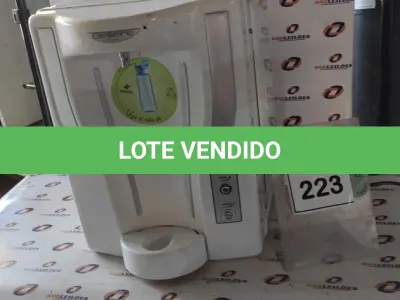 LOTE 223 - 01 PURIFICADOR DE ÁGUA MARCA BELLIERE. (NO ESTADO) ATENÇÃO! FAZER A VISITAÇÃO ANTES DE ARREMATAR, NÃO SABEMOS SE FUNCIONA, LEILÃO NÃO TEM GARANTIA E NEM DEVOLUÇÃO, SUJEITO A POSSÍVEIS AVARIAS VISÍVEIS/OCULTAS E/OU AUSÊNCIA DE COMPONENTES.