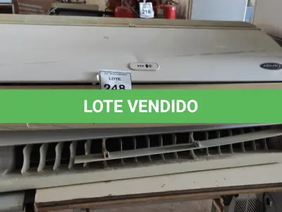 LOTE 248 - 02 EVAPORADORAS PARA RETIRADA DE PEÇAS. (NO ESTADO) ATENÇÃO! FAZER A VISITAÇÃO ANTES DE ARREMATAR, NÃO SABEMOS SE FUNCIONA, LEILÃO NÃO TEM GARANTIA E NEM DEVOLUÇÃO, SUJEITO A POSSÍVEIS AVARIAS VISÍVEIS/OCULTAS E/OU AUSÊNCIA DE COMPONENTES.