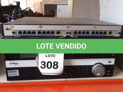 LOTE 308 - 02 DVRS MARCA INTELBRAS E 01 SWITCH. (NO ESTADO) ATENÇÃO! FAZER A VISITAÇÃO ANTES DE ARREMATAR, NÃO SABEMOS SE FUNCIONA, LEILÃO NÃO TEM GARANTIA E NEM DEVOLUÇÃO, SUJEITO A POSSÍVEIS AVARIAS VISÍVEIS/OCULTAS E/OU AUSÊNCIA DE COMPONENTES.