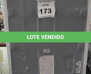 LOTE 173 - 01 FRIGOBAR 220V MARCA ELECTROLUX. (NO ESTADO) ATENÇÃO! FAZER A VISITAÇÃO ANTES DE ARREMATAR, NÃO SABEMOS SE FUNCIONA, LEILÃO NÃO TEM GARANTIA E NEM DEVOLUÇÃO, SUJEITO A POSSÍVEIS AVARIAS VISÍVEIS/OCULTAS E/OU AUSÊNCIA DE COMPONENTES.