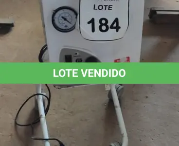 LOTE 184 - 01 ASPIRADOR CIRÚRGICO MARCA NEVONI. (NO ESTADO) ATENÇÃO! FAZER A VISITAÇÃO ANTES DE ARREMATAR, NÃO SABEMOS SE FUNCIONA, LEILÃO NÃO TEM GARANTIA E NEM DEVOLUÇÃO, SUJEITO A POSSÍVEIS AVARIAS VISÍVEIS/OCULTAS E/OU AUSÊNCIA DE COMPONENTES.