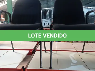 LOTE 151 - 02 CADEIRAS COM PÉS FIXOS. (NO ESTADO) ATENÇÃO! FAZER A VISITAÇÃO ANTES DE ARREMATAR, NÃO SABEMOS SE FUNCIONA, LEILÃO NÃO TEM GARANTIA E NEM DEVOLUÇÃO, SUJEITO A POSSÍVEIS AVARIAS VISÍVEIS/OCULTAS E/OU AUSÊNCIA DE COMPONENTES.
