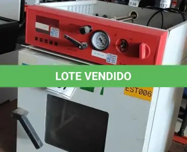 LOTE 167 - 01 ESTUFA DE SECAGEM. (NO ESTADO) ATENÇÃO! FAZER A VISITAÇÃO ANTES DE ARREMATAR, NÃO SABEMOS SE FUNCIONA, LEILÃO NÃO TEM GARANTIA E NEM DEVOLUÇÃO, SUJEITO A POSSÍVEIS AVARIAS VISÍVEIS/OCULTAS E/OU AUSÊNCIA DE COMPONENTES.