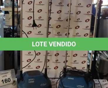 LOTE 160 - 02 ENCERADEIRAS ELÉTRICAS DOMÉSTICA MARCA ARNO. (NO ESTADO) ATENÇÃO! FAZER A VISITAÇÃO ANTES DE ARREMATAR, NÃO SABEMOS SE FUNCIONA, LEILÃO NÃO TEM GARANTIA E NEM DEVOLUÇÃO, SUJEITO A POSSÍVEIS AVARIAS VISÍVEIS/OCULTAS E/OU AUSÊNCIA DE COMPONENTES.