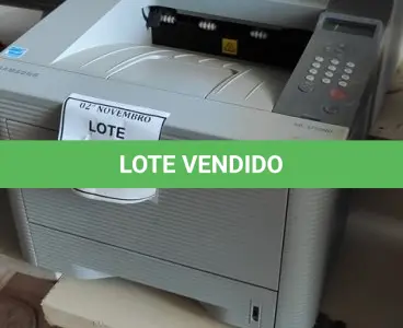 LOTE 240 - 02 IMPRESSORAS MODELO ML-3750ND MARCA SAMSUNG. (NO ESTADO) ATENÇÃO! FAZER A VISITAÇÃO ANTES DE ARREMATAR, NÃO SABEMOS SE FUNCIONA, LEILÃO NÃO TEM GARANTIA E NEM DEVOLUÇÃO, SUJEITO A POSSÍVEIS AVARIAS VISÍVEIS/OCULTAS E/OU AUSÊNCIA DE COMPONENTES.