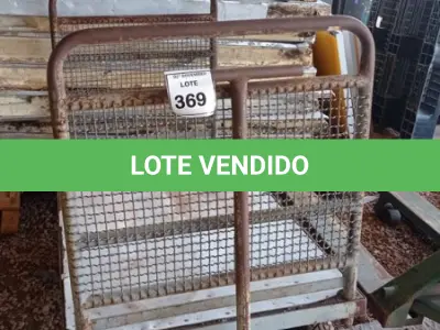 LOTE 369 - 01 CARRINHO PARA TRANSPORTES DE CARGAS. (NO ESTADO) ATENÇÃO! FAZER A VISITAÇÃO ANTES DE ARREMATAR, NÃO SABEMOS SE FUNCIONA, LEILÃO NÃO TEM GARANTIA E NEM DEVOLUÇÃO, SUJEITO A POSSÍVEIS AVARIAS VISÍVEIS/OCULTAS E/OU AUSÊNCIA DE COMPONENTES.