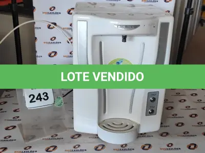 LOTE 243 - 01 PURIFICADOR DE ÁGUA MARCA BELLIERE. (NO ESTADO) ATENÇÃO! FAZER A VISITAÇÃO ANTES DE ARREMATAR, NÃO SABEMOS SE FUNCIONA, LEILÃO NÃO TEM GARANTIA E NEM DEVOLUÇÃO, SUJEITO A POSSÍVEIS AVARIAS VISÍVEIS/OCULTAS E/OU AUSÊNCIA DE COMPONENTES.