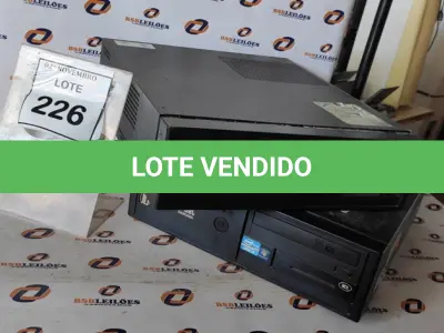LOTE 226 - 02 CPUS PARA RETIRADA DE PEÇAS. (NO ESTADO) ATENÇÃO! FAZER A VISITAÇÃO ANTES DE ARREMATAR, NÃO SABEMOS SE FUNCIONA, LEILÃO NÃO TEM GARANTIA E NEM DEVOLUÇÃO, SUJEITO A POSSÍVEIS AVARIAS VISÍVEIS/OCULTAS E/OU AUSÊNCIA DE COMPONENTES.