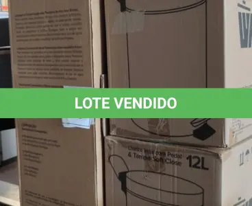 LOTE 213 - 02 LIXEIRAS INOX SEM TAMPA E 01 DISPENSE DE ÁLCOOL EM GEL COM PEDAL. (NO ESTADO) ATENÇÃO! FAZER A VISITAÇÃO ANTES DE ARREMATAR, NÃO SABEMOS SE FUNCIONA, LEILÃO NÃO TEM GARANTIA E NEM DEVOLUÇÃO, SUJEITO A POSSÍVEIS AVARIAS VISÍVEIS/OCULTAS E/OU AUSÊNCIA DE COMPONENTES.