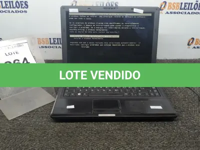 LOTE 264 - 01 NOTEBOOK MARCA CCE COM FONTE. (NO ESTADO) ATENÇÃO! FAZER A VISITAÇÃO ANTES DE ARREMATAR, NÃO SABEMOS SE FUNCIONA, LEILÃO NÃO TEM GARANTIA E NEM DEVOLUÇÃO, SUJEITO A POSSÍVEIS AVARIAS VISÍVEIS/OCULTAS E/OU AUSÊNCIA DE COMPONENTES.