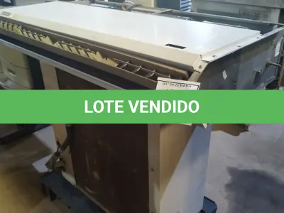 LOTE 232 - 01 CONDENSADORA E 01 EVAPORADORA MARCA HITACHI PARA RETIRADA DE PEÇAS. (NO ESTADO) ATENÇÃO! FAZER A VISITAÇÃO ANTES DE ARREMATAR, NÃO SABEMOS SE FUNCIONA, LEILÃO NÃO TEM GARANTIA E NEM DEVOLUÇÃO, SUJEITO A POSSÍVEIS AVARIAS VISÍVEIS/OCULTAS E/OU AUSÊNCIA DE COMPONENTES.