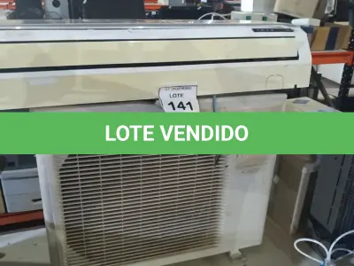 LOTE 141 - 01 CONDENSADORA DE 12.000 BTUS MARCA FUJITSU 01 EVAPORADORA MARCA JUJITSU. (NO ESTADO) ATENÇÃO! FAZER A VISITAÇÃO ANTES DE ARREMATAR, NÃO SABEMOS SE FUNCIONA, LEILÃO NÃO TEM GARANTIA E NEM DEVOLUÇÃO, SUJEITO A POSSÍVEIS AVARIAS VISÍVEIS/OCULTAS E/OU AUSÊNCIA DE COMPONENTES.