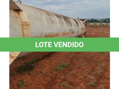 LOTE 142 - 01 CAIXA D'ÁGUA DO TIPO TAÇA RESERVATÓRIO COM CAPACIDADE DE 20.000 LITROS. (NO ESTADO DE CONSERVAÇÃO QUE SE ENCONTRA)