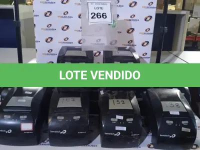 LOTE 266 - 11 IMPRESSORAS DE CUPOM PARA RETIRADA DE PEÇAS MARCA BEMATECH. (NO ESTADO) ATENÇÃO! FAZER A VISITAÇÃO ANTES DE ARREMATAR, NÃO SABEMOS SE FUNCIONA, LEILÃO NÃO TEM GARANTIA E NEM DEVOLUÇÃO, SUJEITO A POSSÍVEIS AVARIAS VISÍVEIS/OCULTAS E/OU AUSÊNCIA DE COMPONENTES.