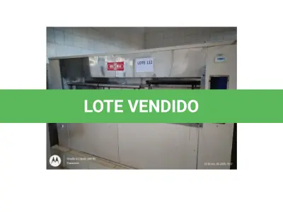 LOTE 112 - 01 FORNO DE 01 CAMARA P/ 12 ASSADEIRAS, ELÉTRICO, TRIFASICO C/ 380W - MARCA BRASMAK BE12. (NO ESTADO DE CONSERVAÇÃO QUE SE ENCONTRA)