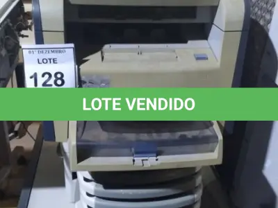 LOTE 128 - 01 MONITOR MODELO TRITON MARCA SONY, 01 IMPRESSORA MARCA HP, 01 IMPRESSORA MARCA LEXMARK E 10 BALANÇAS CORPORAIS. (NO ESTADO) ATENÇÃO! FAZER A VISITAÇÃO ANTES DE ARREMATAR, NÃO SABEMOS SE FUNCIONA, LEILÃO NÃO TEM GARANTIA E NEM DEVOLUÇÃO, SUJEITO A POSSÍVEIS AVARIAS VISÍVEIS/OCULTAS E/OU AUSÊNCIA DE COMPONENTES.