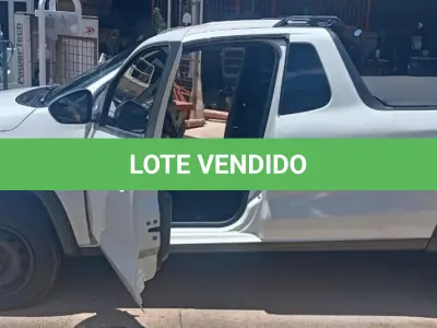 LOTE 428 - 01 FIAT STRADA ENDURANCE A ALCOOL/GASOLINA; ANO 2021/2022 NA  COR BRANCA. (NO ESTADO)