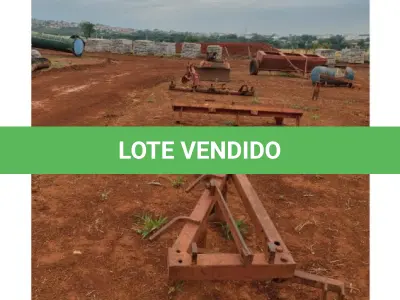 LOTE 115 - 19 INTENS DE IMPLEMENTOS AGRÍCOLAS, SENDO: 01 PULVERIZADOR DE INSETICIDA MARCA JACTO; 01 GRADE ARADORA; 01 ROÇADEIRA DE ARRASTRO MARCA AURE INRODA-SP 02; 02 PLANTADEIRAS E ADUBADEIRAS; 01 CULTIVADOR /ADUBADOR P/ PLANTIO C/ 4 DISCOS DUPLOS. C/ RESERVATORIO DUAS CAIXAS SIMPLES CHASSI 290CM MOD. ACD 4/2 (2900 MARCA BALDAN); 01 COLHEDEITADEIRA E PICADORA CARACTERISTICAS: CAPACIDADE DE PRODUÇÃO DE 20 A 25 TONELADAS OPÇÕES DE CORTE DE 5/8/11/14MM C/ AFIADOR DE FACAS E PINOS; 01 GRADE NIVELADORA; 02 ARADOS DE 03 DISCOS - MARCA IMASA; 01 CARROÇA DE MADEIRA; 01 GRADE ESTEREOADEIRA – ARADO; 01 ROÇADEIRA MASSEY PERKINS, MOD. 681; 02 GRADES ESTEREOADEIRA – ARADO; 02 LÂMINAS DE TRATOR; 01 BETONEIRA METALPAMA E 01 MISTURADOR DE RAÇÃO COM CAP. P/ 1000KG S/MOTOR, MARCA INCOMAGRI NOGUEIRA. (NO ESTADO DE CONSERVAÇÃO QUE SE ENCONTRAM)