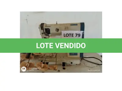 LOTE 079 - 01 MÁQUINA DE SAPATEIRO INOVAC. (NO ESTADO DE CONSERVAÇÃO QUE SE ENCONTRA)