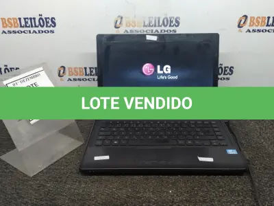 LOTE 263 - 01 NOTEBOOK MARCA LG. (NO ESTADO) ATENÇÃO! FAZER A VISITAÇÃO ANTES DE ARREMATAR, NÃO SABEMOS SE FUNCIONA, LEILÃO NÃO TEM GARANTIA E NEM DEVOLUÇÃO, SUJEITO A POSSÍVEIS AVARIAS VISÍVEIS/OCULTAS E/OU AUSÊNCIA DE COMPONENTES.