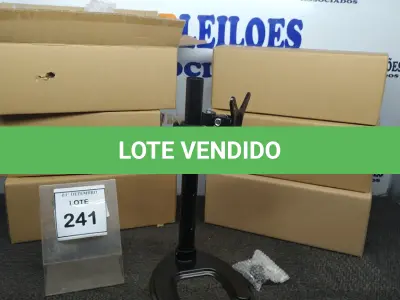 LOTE 241 - 01 CAIXA COM 06 SUPORTES PARA MONITORES MARCA DATEN. (NO ESTADO) ATENÇÃO! FAZER A VISITAÇÃO ANTES DE ARREMATAR, NÃO SABEMOS SE FUNCIONA, LEILÃO NÃO TEM GARANTIA E NEM DEVOLUÇÃO, SUJEITO A POSSÍVEIS AVARIAS VISÍVEIS/OCULTAS E/OU AUSÊNCIA DE COMPONENTES.